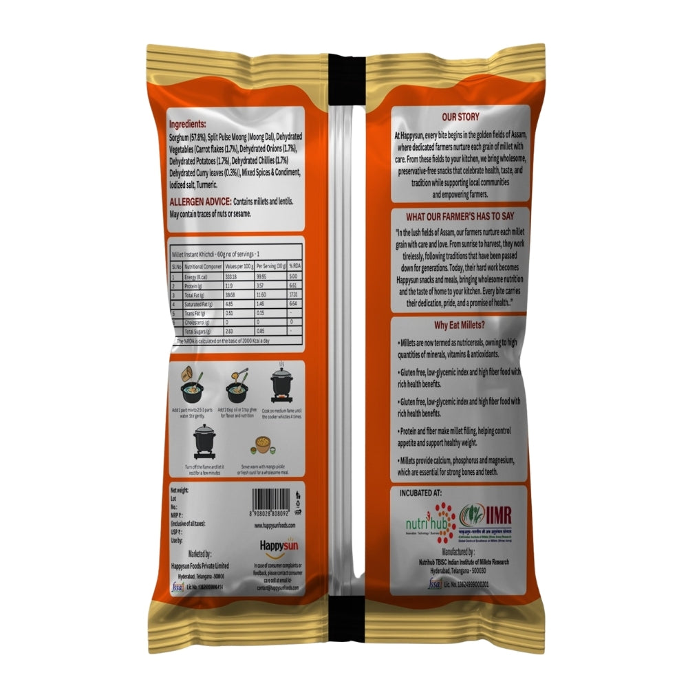 Millet instant khichidi